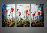 Floral Art Painting 1158 - 48x28in.