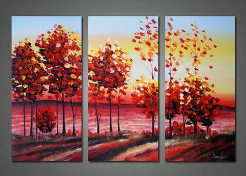 Fall Tree Art Painting 1166 - 48x32in.