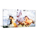 Galloping Together- Animal Canvas Print PT2319