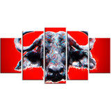 Angry Bull - Animal Canvas Print PT2324