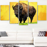Lone Bison - Animal Canvas Print PT2328