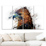 Hawk Eye- Animal Canvas Print PT2337