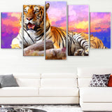 King of Tigers- Animal Canvas Print PT2339