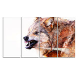 Snarling Wolf- Animal Canvas Print PT2350