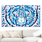 Psychedelic Bear - Animal Canvas Print PT2361