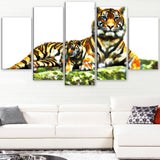 Soft Tigers- Animal Canvas Print PT2363