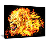 Blazing Lion- Animal Canvas Print PT2366