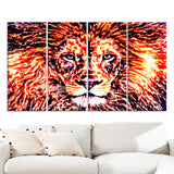 Lively Lion- Animal Canvas Print PT2369