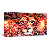 Lively Lion- Animal Canvas Print PT2369