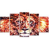 Lively Lion- Animal Canvas Print PT2369