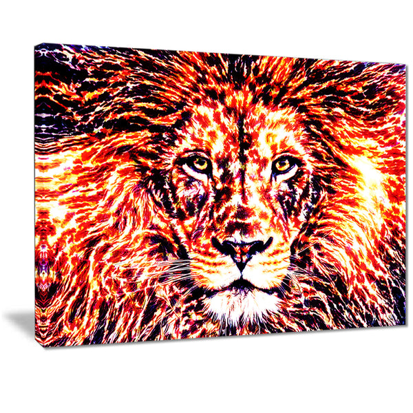 Lively Lion- Animal Canvas Print PT2369