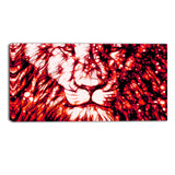 Leader of the Pack - Red Animal Canvas Print PT2406-R