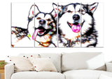 Husky Buddies - Canvas Art PT2409