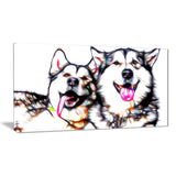 Husky Buddies - Canvas Art PT2409