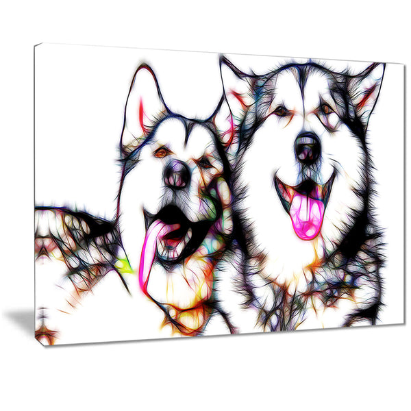 Husky Buddies - Canvas Art PT2409