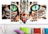 Windows to the Soul - Cat Eyes Canvas Art PT2411