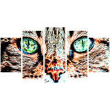 Windows to the Soul - Cat Eyes Canvas Art PT2411