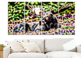 Abstract Moose Canvas Art PT2421