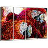 Macaw Parrots - Canvas Art PT2430