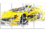 Yellow Exotic Car PT2631