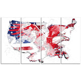 American Eagle Map ArtPT2828