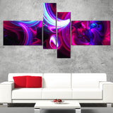 Purple Haze Abstract Digital Artwork on canvas  PT3009