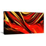 Fire Lines Red Abstract Digital canvas Art PT3011