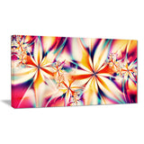 Crystalize Pink Floral Art on canvas  PT3013