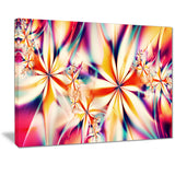 Crystalize Pink Floral Art on canvas  PT3013