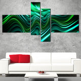 Emerald Energy Green Abstract canvas  PT3020