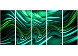 Emerald Energy Green Abstract canvas  PT3020