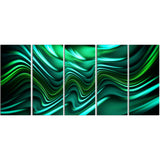 Emerald Energy Green Abstract canvas  PT3020