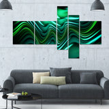 Emerald Energy Green Abstract canvas  PT3020