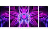 Heart at the Center Purple Abstract canvas  PT3024