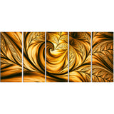 Golden Dream Abstract Art on canvas  PT3026