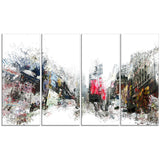 City Never Sleeps Cityscape - Large Canvas Art PT3309