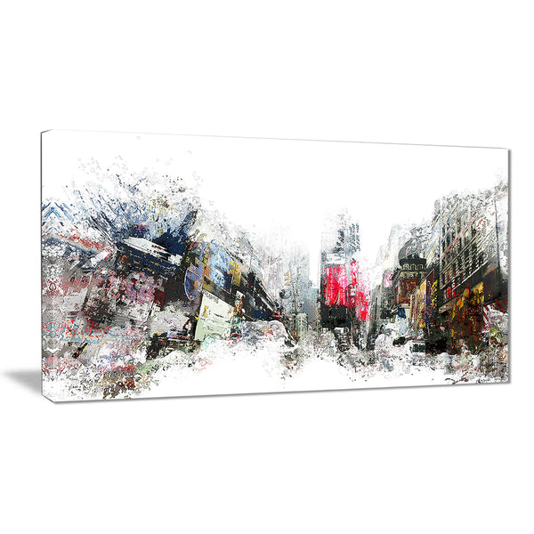 City Never Sleeps Cityscape - Large Canvas Art PT3309