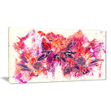 Electric Orange Flowers - Floral Canvas Artwork