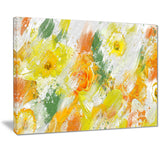 Abstract Daisies - Floral Canvas Artwork