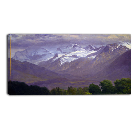 MasterPiece Painting - Albert Bierstadt In the High Mountains