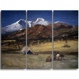 MasterPiece Painting - Albert Bierstadt Indian Encampment Evening