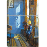 MasterPiece Painting - Anna Ancher Sunlight in the blue room