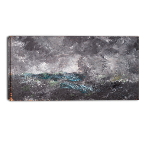 MasterPiece Painting - August Strindberg Storm in the Skerries