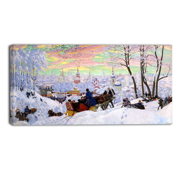 MasterPiece Painting - Boris Kustodiev Shrovetide