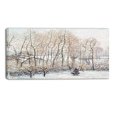 MasterPiece Painting - Camille Pissarro Morning Sunlight on the Snow