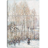 MasterPiece Painting - Camille Pissarro Morning Sunlight on the Snow