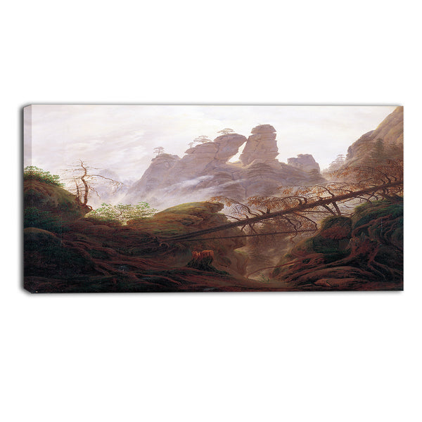 MasterPiece Painting - Caspar David Friedrich Rocky Landscape