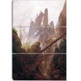 MasterPiece Painting - Caspar David Friedrich Rocky Landscape