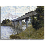 MasterPiece Painting - Claude Monet The Railroad bridge in Argenteuil