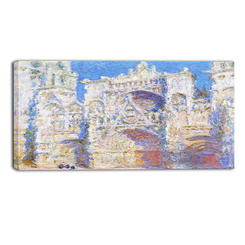 MasterPiece Painting - Claude Monet Rouen Cathedral West Facade Sunlight